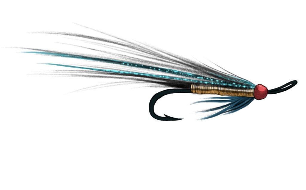 Íslensk laxafluga – Haugur, klassísk fluga notuð við íslenskar aðstæður